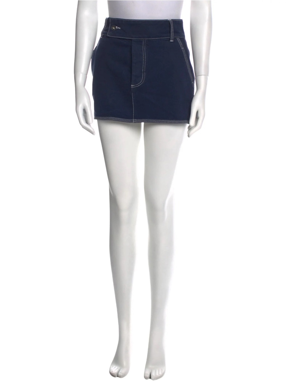 HELSA Low Rise Mini Skirt in Navy